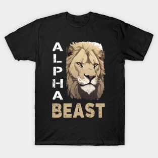 Alpha Animal Majestic Lion - Anime Shirt T-Shirt